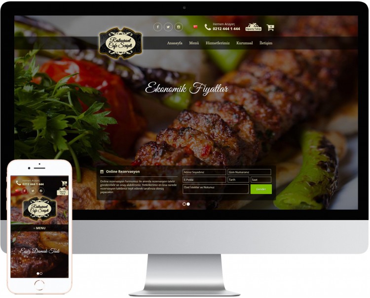 Web Stranica za Restoran i Kafić